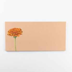 30x40 Schreibblock Block Notizblock Einkaufsliste Notepad aus recyceltem Papier Ringelblume