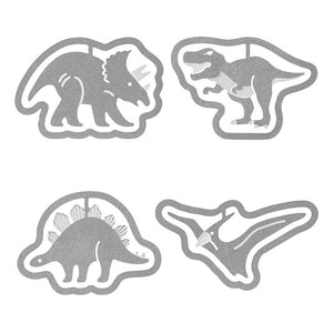 flache Metallklammern mit Dinosauriern zum Zusammenhalten von PapierMidori E-Clips Büroklammern Clips Klammer Dinosaurier Dinos