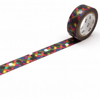 Japanisches Papierklebeband mit bunten, sich überlagernden Punktenmt masking tape japanisches washi tape Reispapier layer dot Punkte bunt Pünktchen