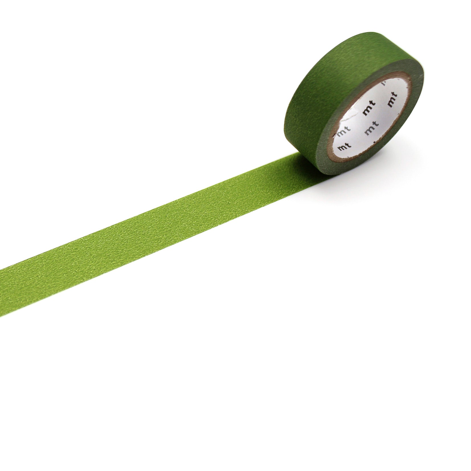 mt masking tape Washi Tape Reisklebeband ablösbar Japan Klebeband matte olive green grün