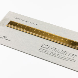 Traveler's Company Brass Ruler Messing Lineal