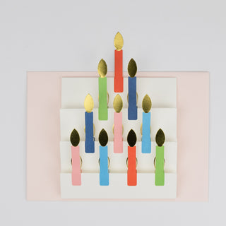 cut&make Kate Bowden Klappkarte Karte Birthday Candles Geburtstag Kerzen