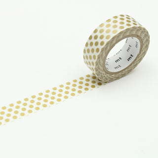 mt masking tape dots gold