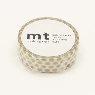 mt masking tape dots gold