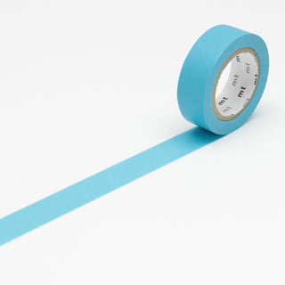 mt masking tape uni einfarbig mizu blau japanisches washi tape Reispapier