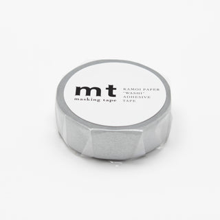 mt masking tape japanisches washi tape Reispapier uni einfarbig silver silber