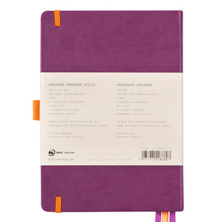 Rhodia Goalbook Hardcover Notebook Notizbuch A5 violet lila