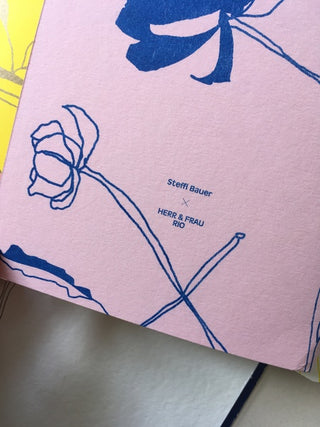 Herr & Frau Rio x Steffi Bauer Notizbuch Notizheft Buttercup rosa