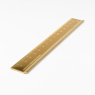 Traveler's Company Brass Ruler Messing Lineal